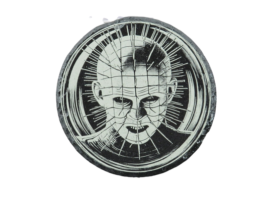 Laser Engraved Round Slate Coaster - PH4