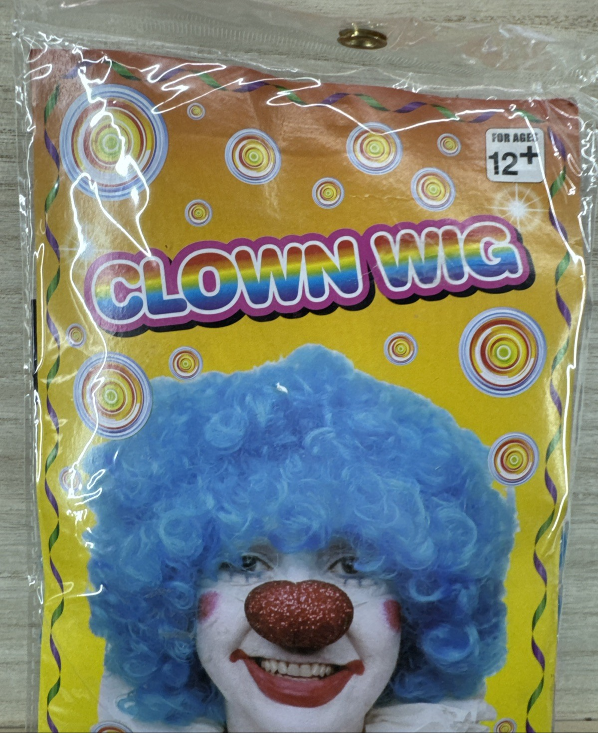 Clown Wig Ages 12+ - Blue