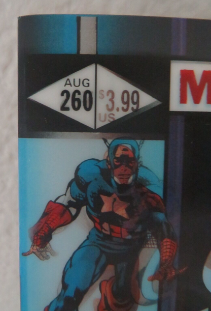 Captain America-Spiderman-Avengers #675 Lenticular 3D Variant Cover