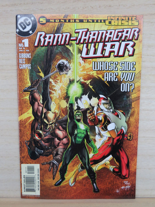 Rann-Thanagar War #1 of 6 Whose Side Are You On? - 2005 - DC Comic