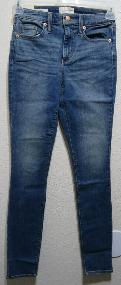 Universal Thread Women's High-Rise Skinny Jeans - Size 0 Long - Medium Blue