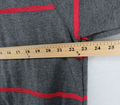 Chalc Striped Zip Up Hoodie - Men's Size XXL