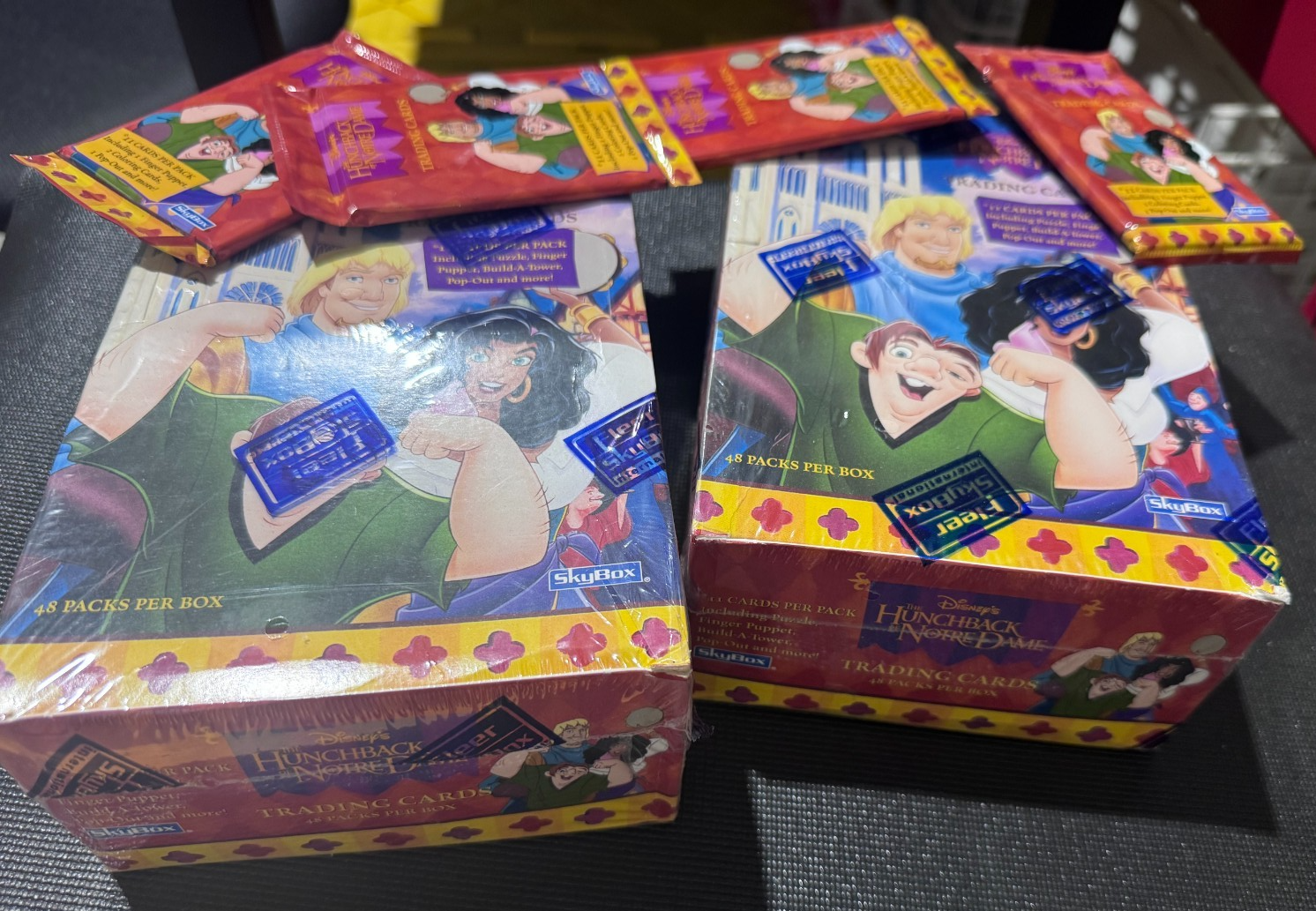 Disney’s Hunchback of Notre Dame Trading Cards - Lot of 100 Factory Sealed Packs