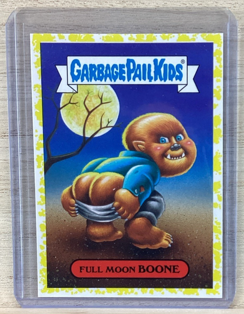 2018 Topps Garbage Pail Kids - Full Moon Boone - Yellow