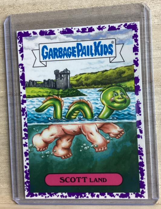 2018 Garbage Pail Kids - Scott Land - Purple