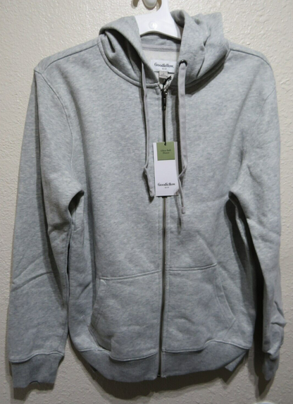 Goodfellow & Co Gray Hooded Ultra-Soft Fleece Sweatshirt - Size Small