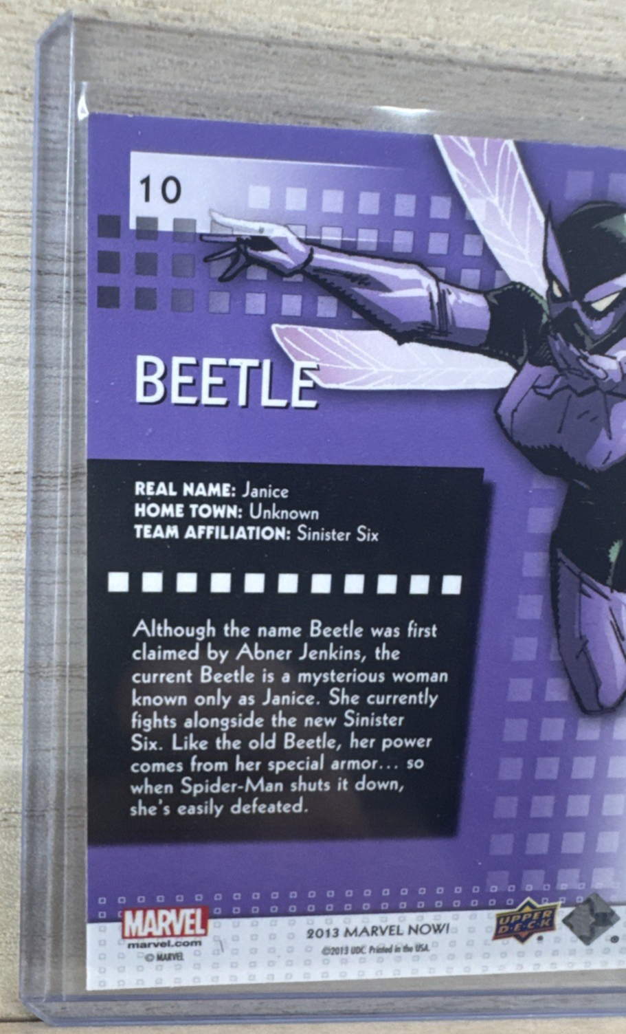 2013 Upper Deck Marvel Now SILVER - #10 Beetle