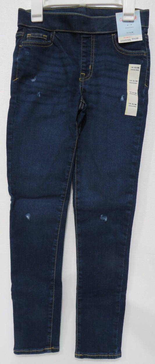Cat & Jack Girls' Size 14 Slim Mid-Rise Pull-On Jeggings