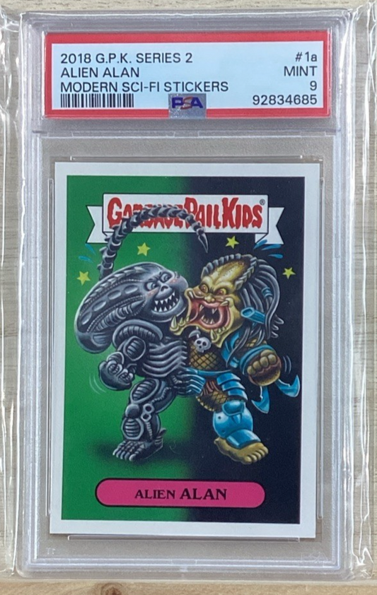 2018 Topps Garbage Pail Kids - Alien Alan - PSA 9