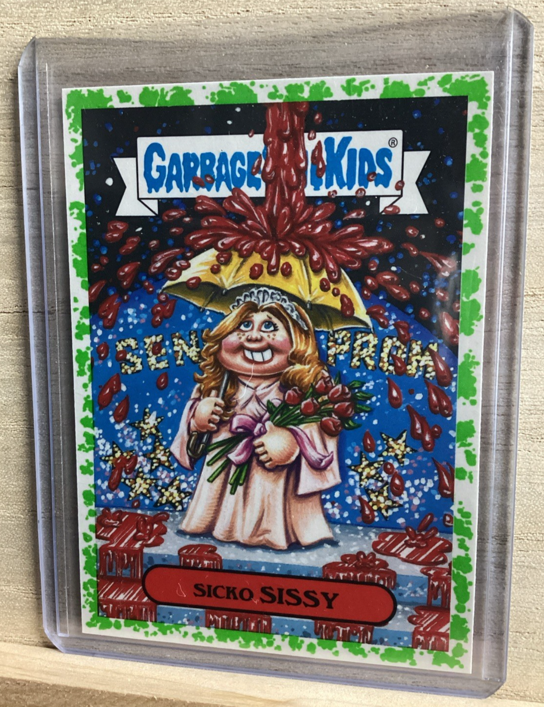 2018 Topps Garbage Pail Kids - Sicko Sissy - Green