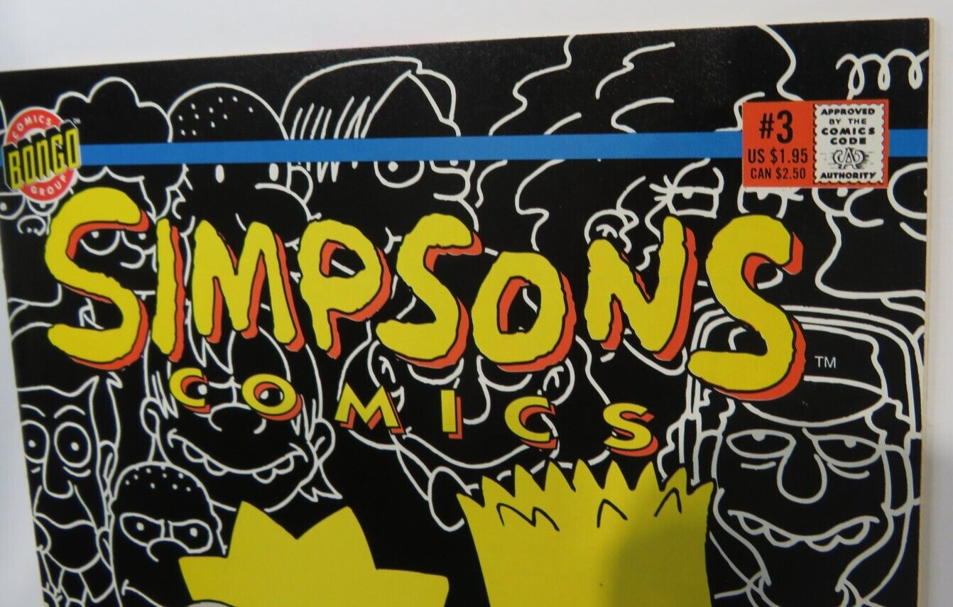 Simpsons Comics #3 1994 Double Side Flip Book Krusty Klown Bongo Comics Group