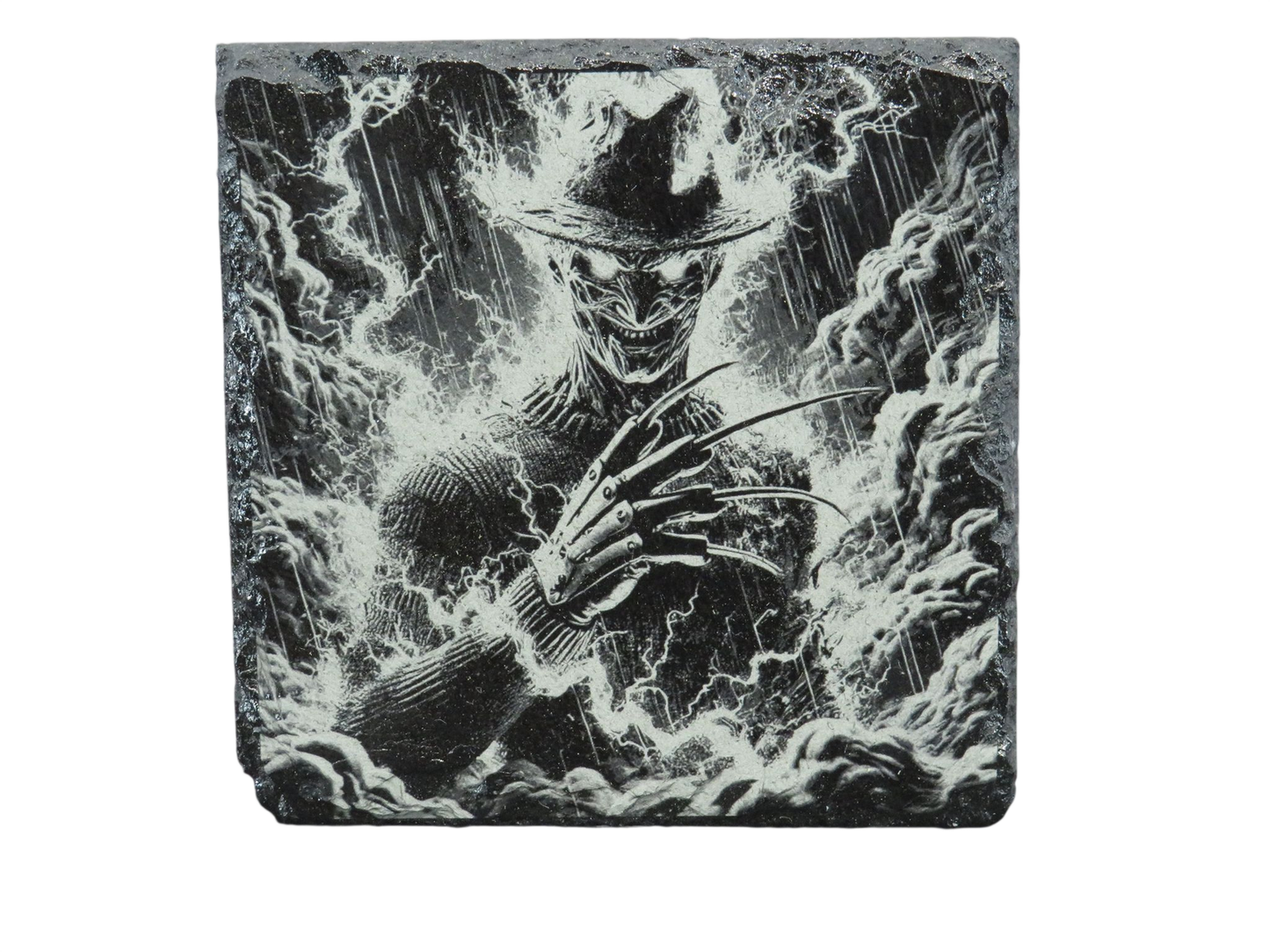 Laser Engraved Slate Coaster - FR3