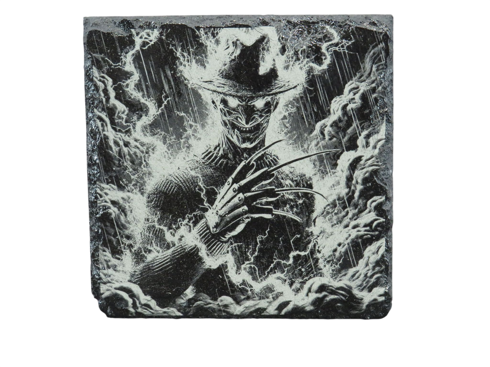 Laser Engraved Slate Coaster - FR3