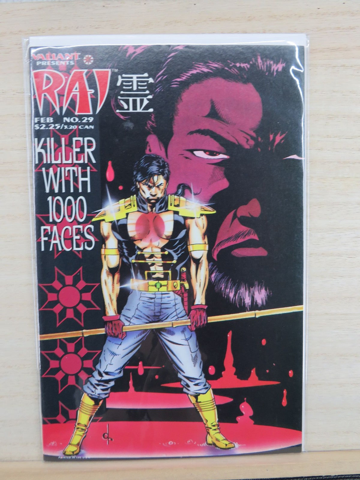 Rai #29 Feb 1995 Killer With 1000 Faces - Valiant Comic