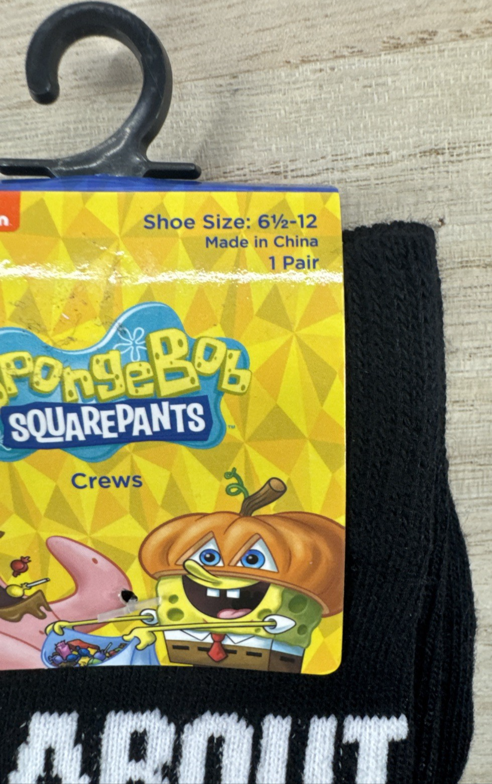 Nickelodeon SpongeBob SquarePants Socks - Shoe Size 6.5-12