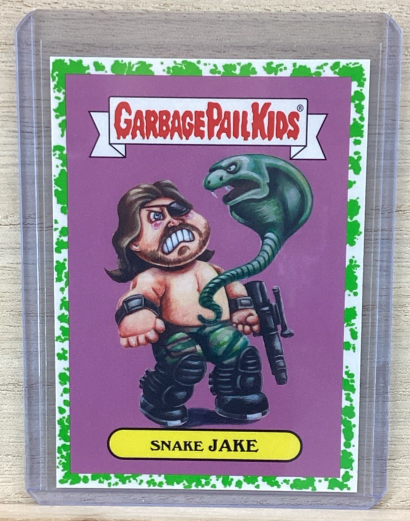 2018 Topps Garbage Pail Kids - Snake Jake - Green