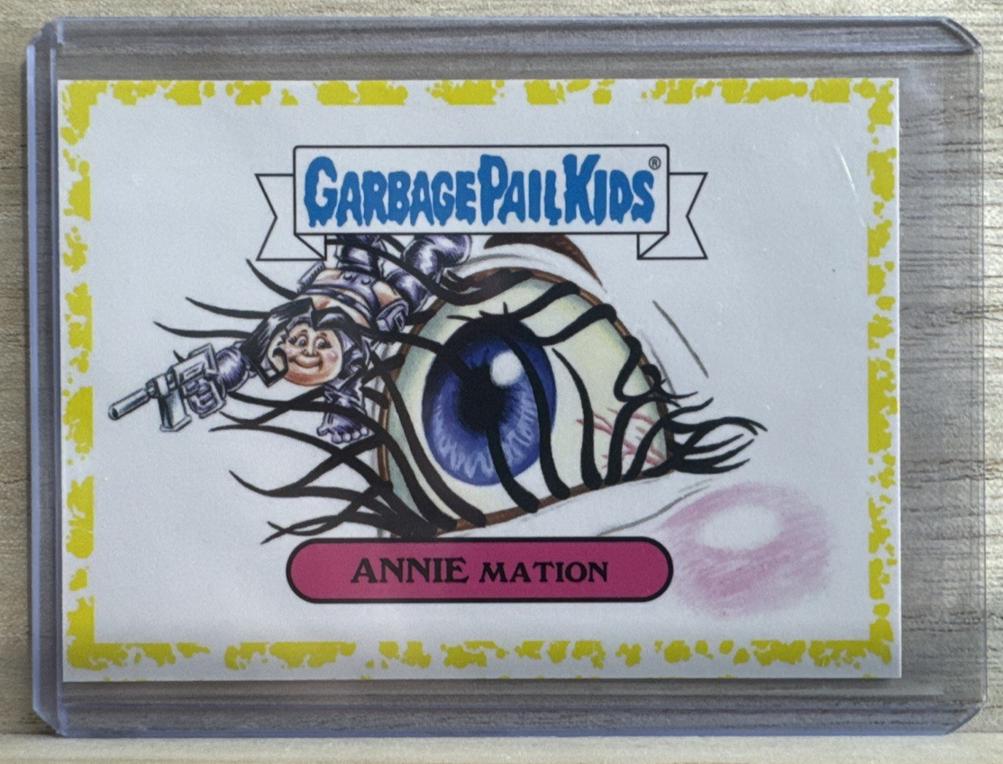 2018 Topps Garbage Pail Kids - Annie Mation - Yellow