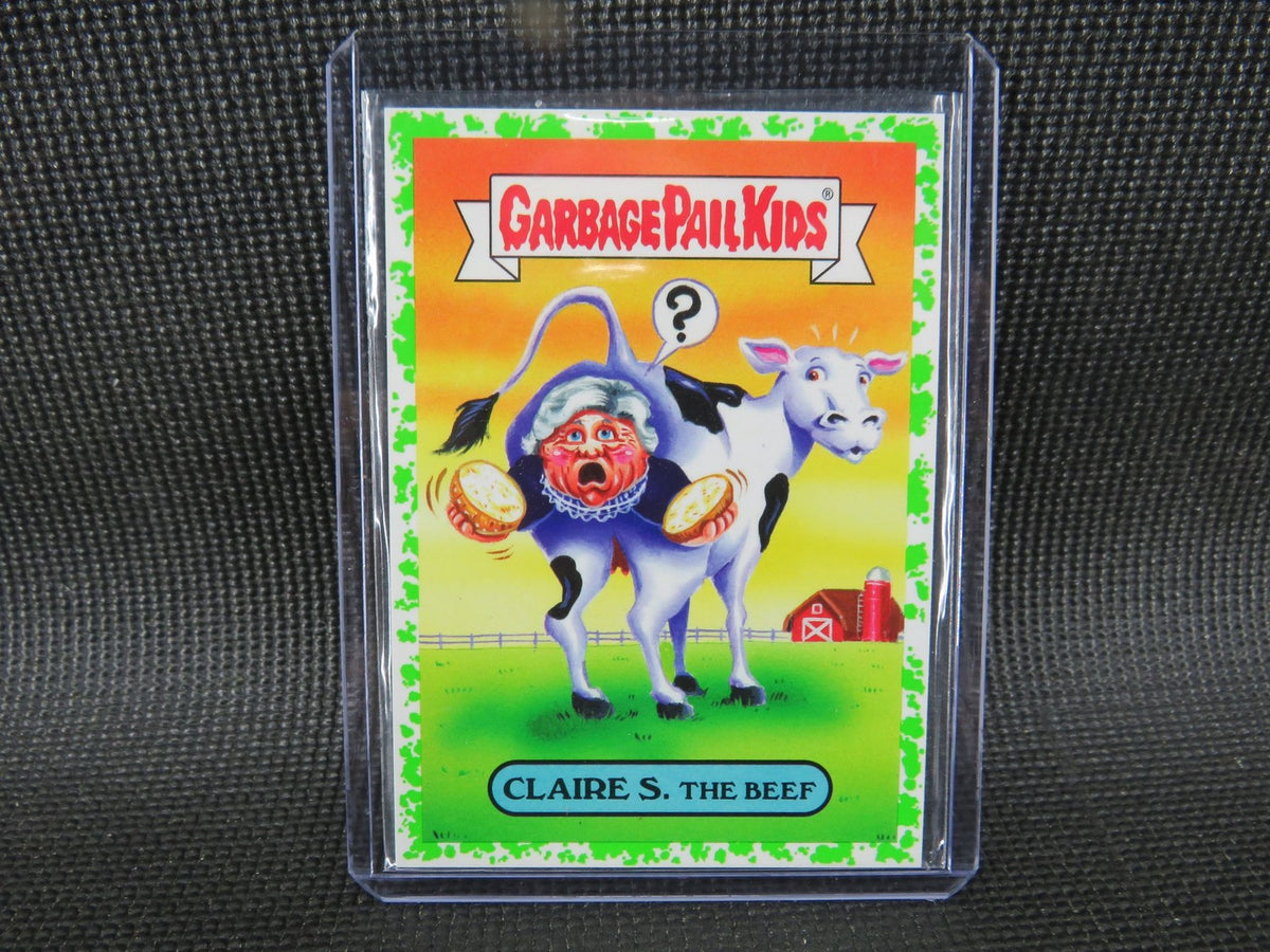 2018 Topps Garbage Pail Kids - Claire S. The Beef #7a of 9 - Green0
