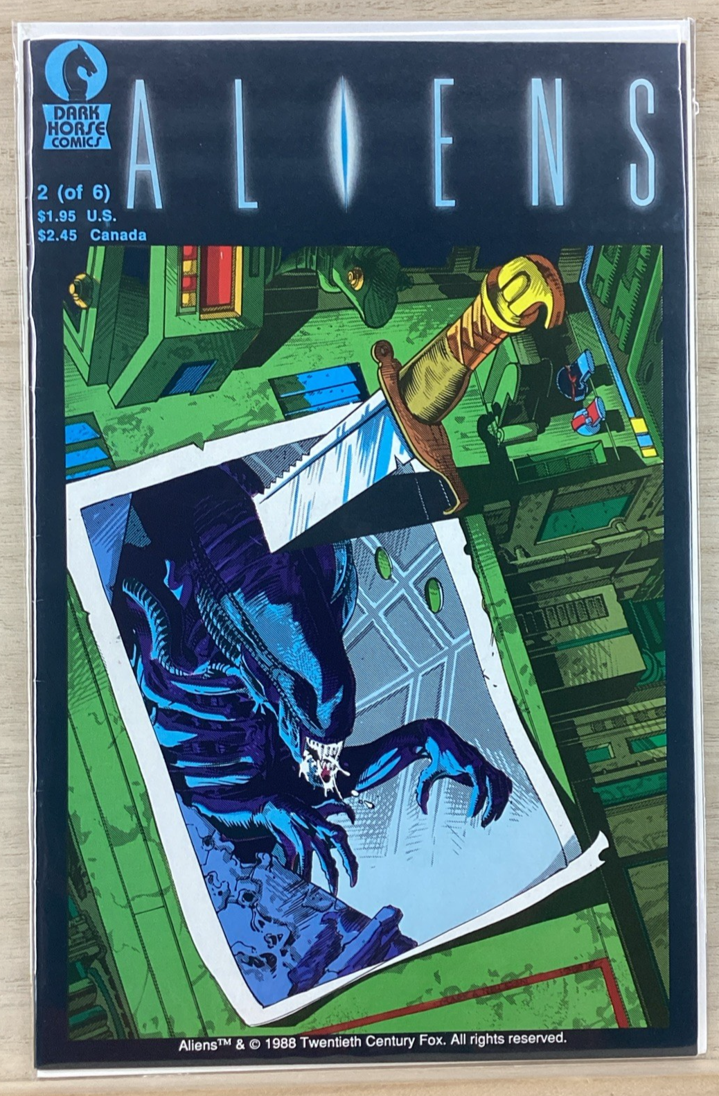 Aliens #2 of 6 - Dark Horse Comic - 1989