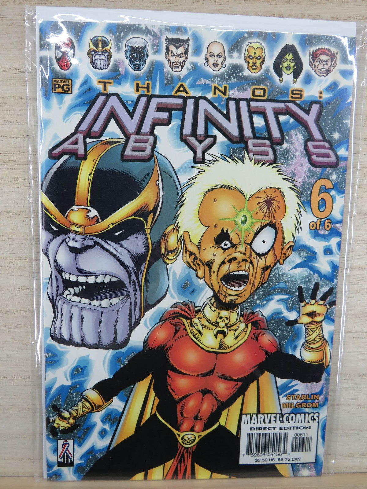 Thanos Infinity Abyss #6 of 6 - Marvel Comic - 2002