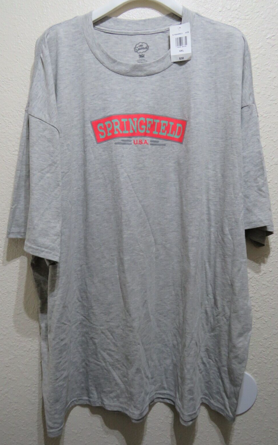 The Simpsons Springfield Characters T Shirt - Size 4XL0