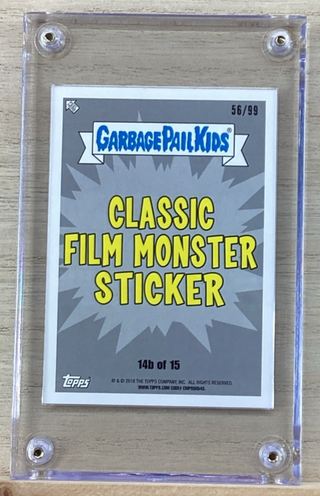 2018 Topps Garbage Pail Kids - Vaporized Vincent - Blue 56/99