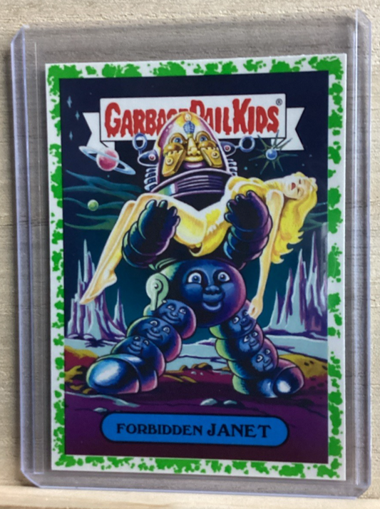 2018 Topps Garbage Pail Kids - Forbidden Janet - Green
