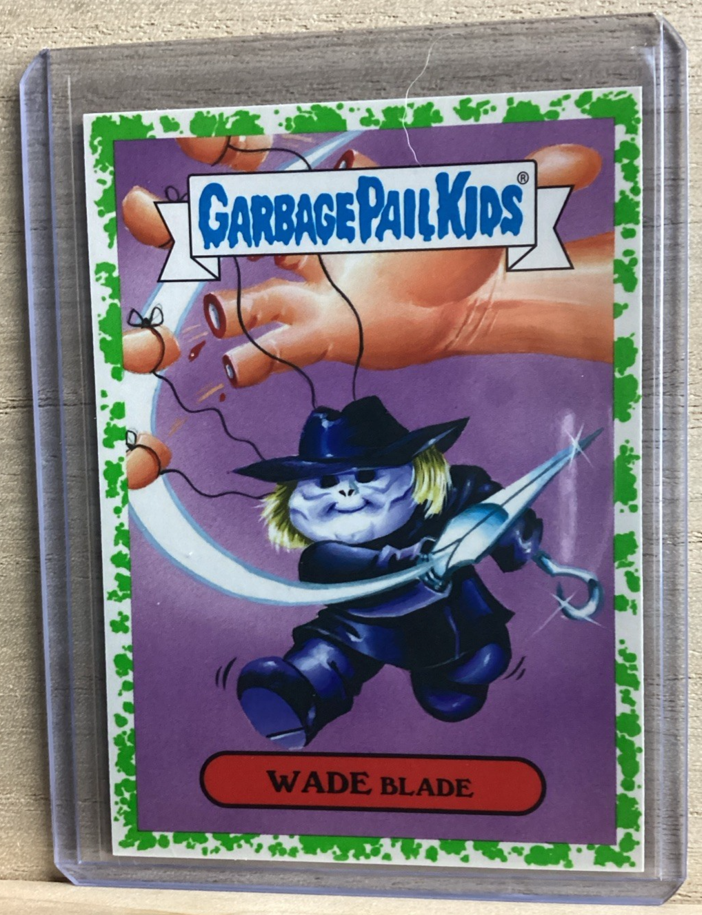 2018 Topps Garbage Pail Kids - Wade Blade - Green
