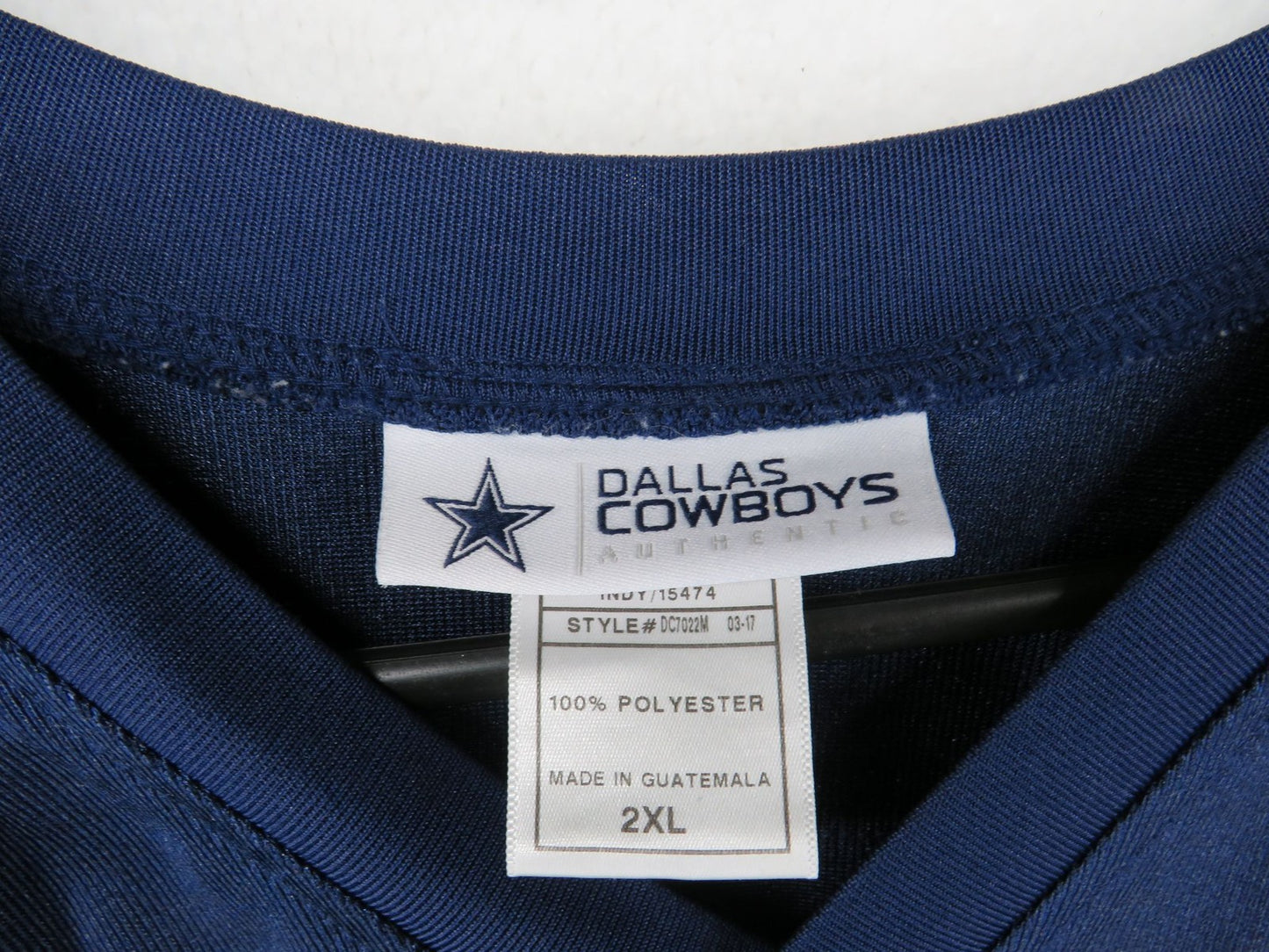 Dallas Cowboys Authentic Apparel Jersey - Men's 2XL - Dak Prescott #4