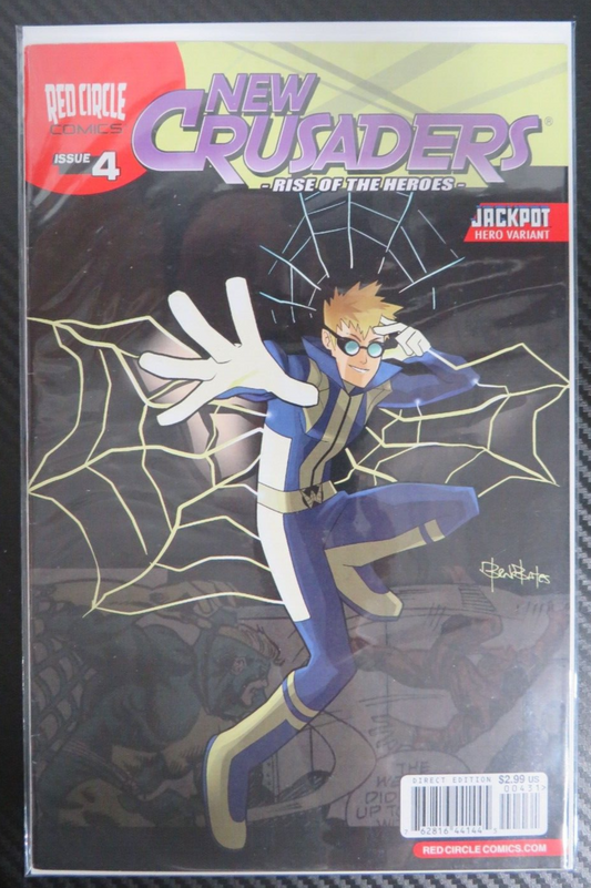 New Crusaders Rise of the Heroes #4 - Red Circle Comics - Jackpot Hero Variant