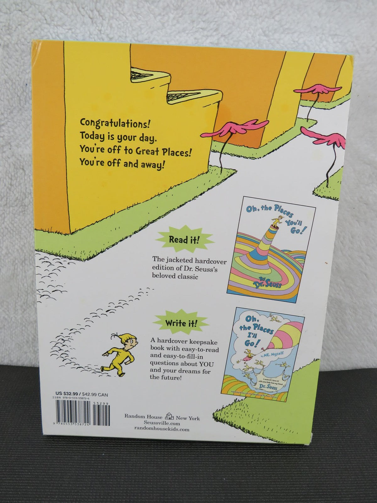 Dr. Seuss 2 Books: Oh The Places You'll Go Read It! Write It! Collection
