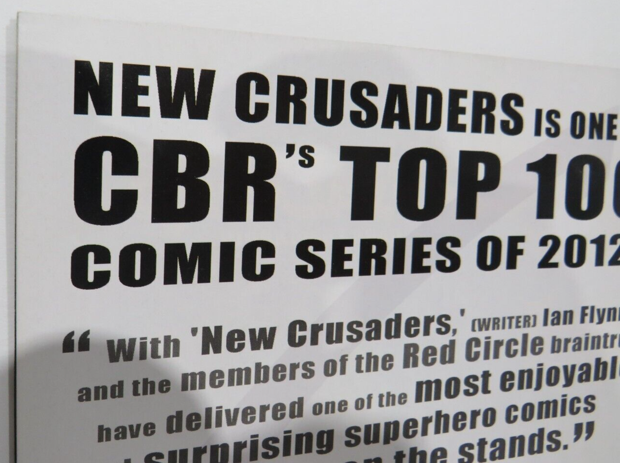 New Crusaders #6 Red Circle Comic