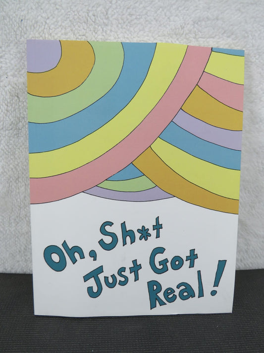 What the F*ck Am I Going to Do Now Oh Sh*t Just Got Real Journal Book