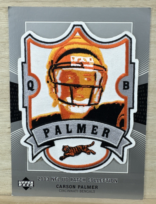 2003 Upper Deck Patch Collection - Jumbo Souvenir Patch Carson Palmer