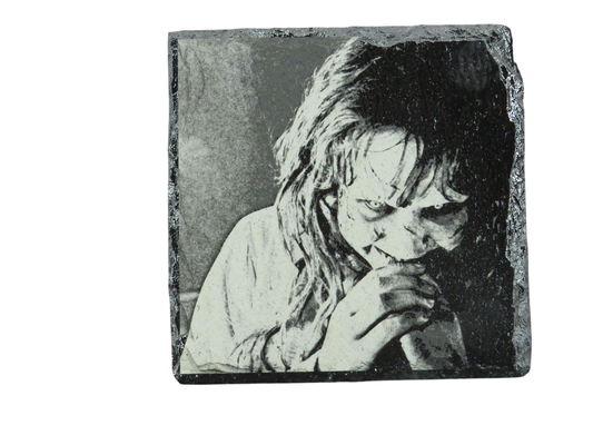 Laser Engraved Slate Coaster - R2