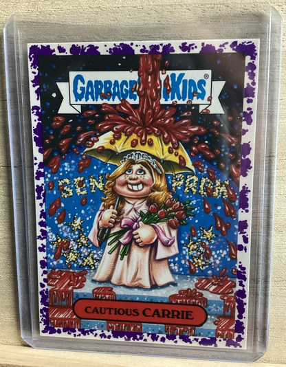 2018 Topps Garbage Pail Kids - Cautious Carrie - Purple