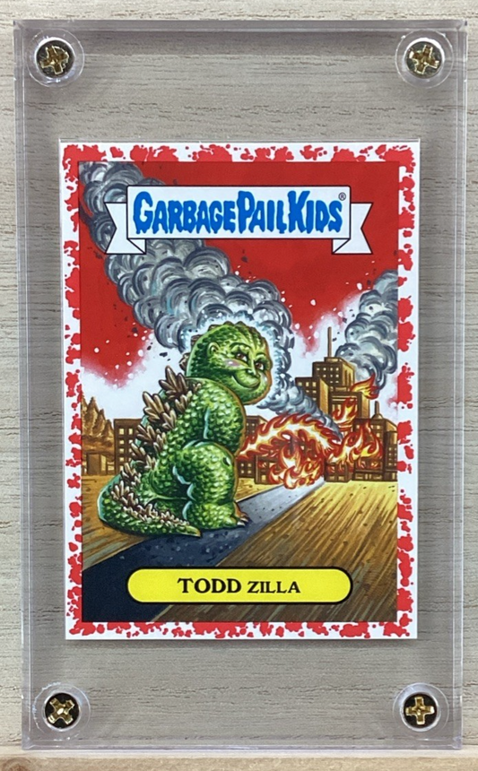 2018 Topps Garbage Pail Kids - Todd Zilla - Red 46/75