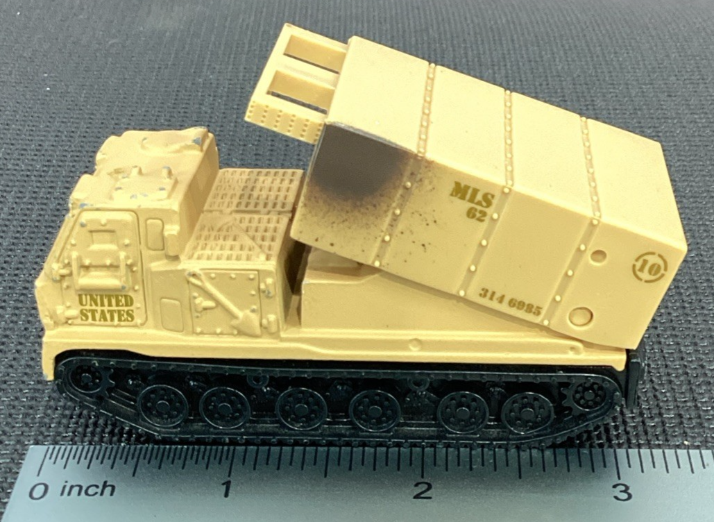 1998 Matchbox Untied States Missile Launcher Desert Tan B0