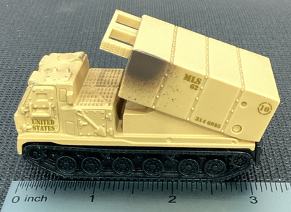 1998 Matchbox Untied States Missile Launcher Desert Tan B0