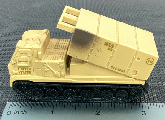 1998 Matchbox Untied States Missile Launcher Desert Tan B0