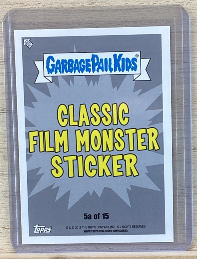 2018 Topps Garbage Pail Kids - Jumping Jack - Yellow