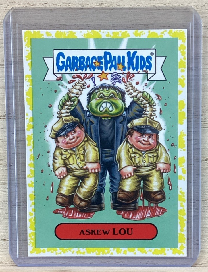 2018 Topps Garbage Pail Kids - Askew Lou - Yellow