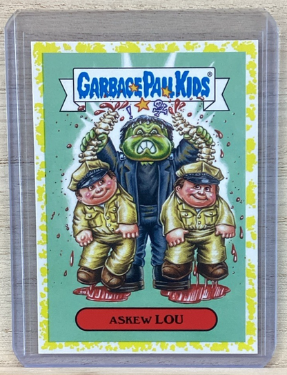 2018 Topps Garbage Pail Kids - Askew Lou - Yellow