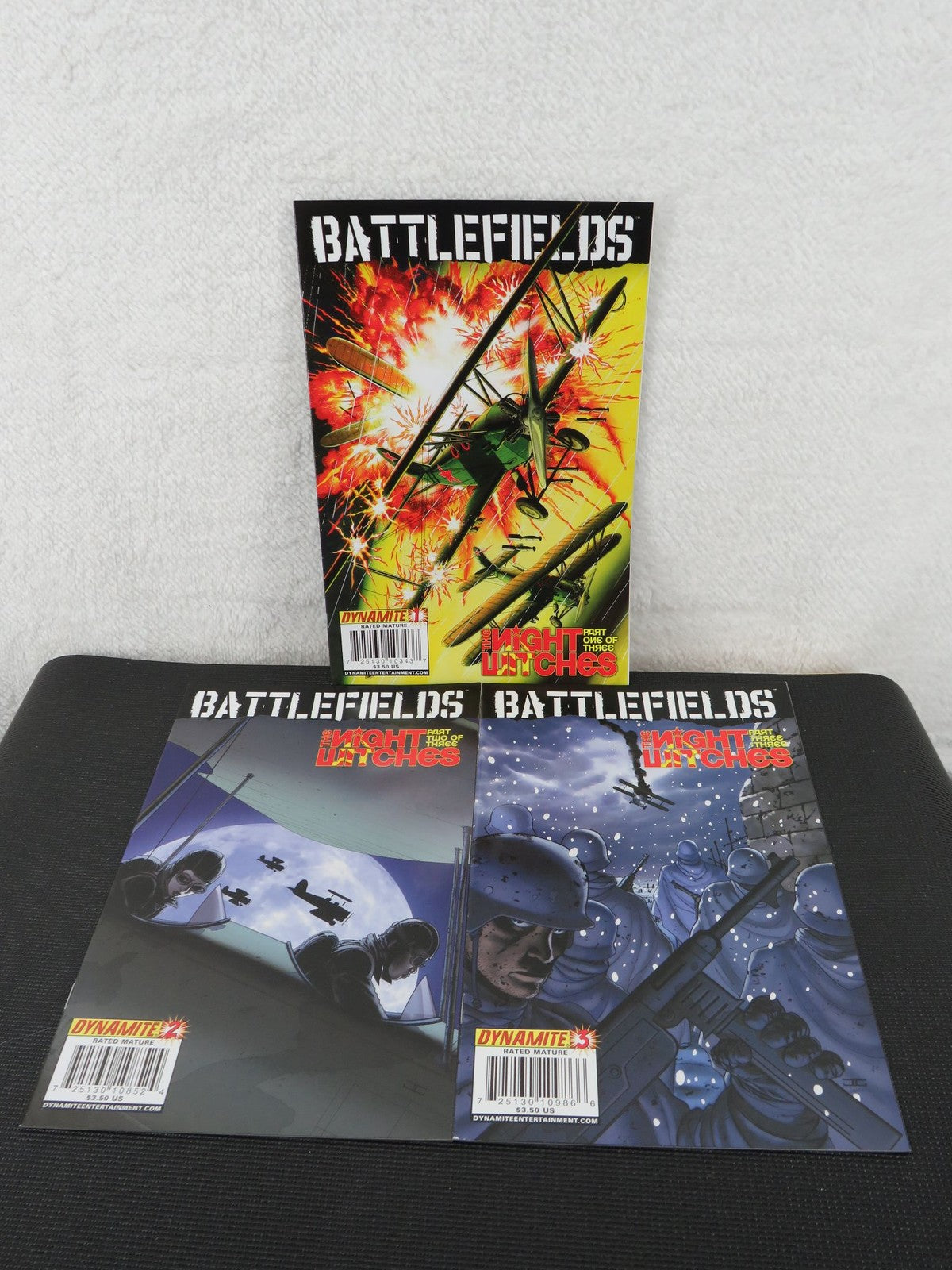 Battlefields Night Witches Comic Lot #1 #2 #3 2008 - Dynamite1
