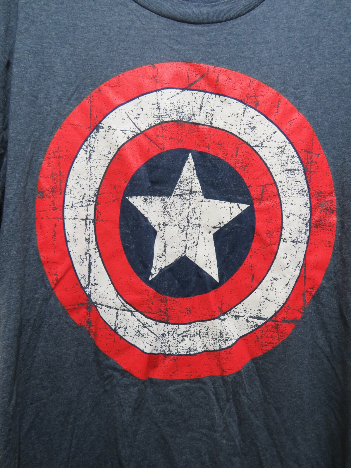 Marvel Captain America Shield T Shirt - Size LT