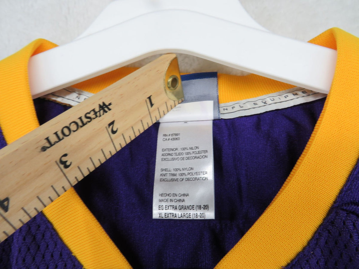 Minnesota Vikings Reebok NFL Jersey - Youth X-Large 18-20 - Brett Favre #48