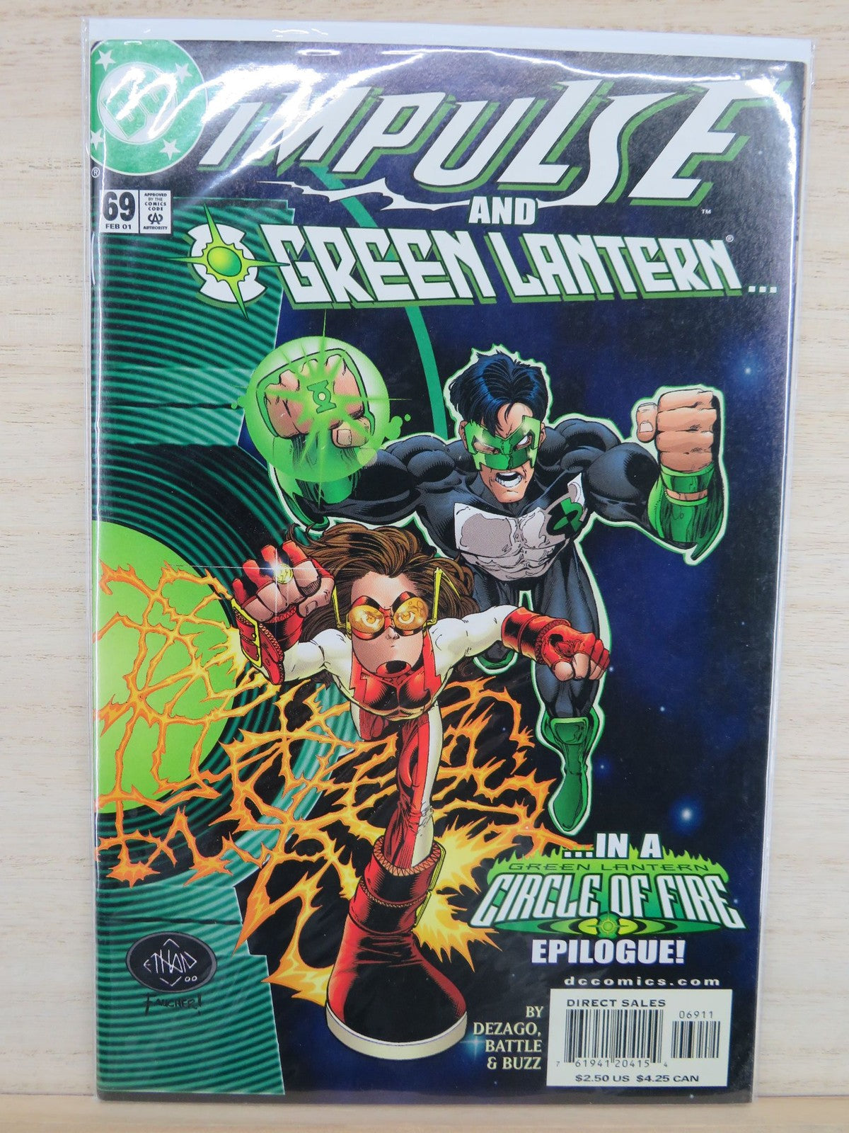 Impulse and Green Lantern #69 Feb 01 Circle of Fire Epilogue - DC Comic