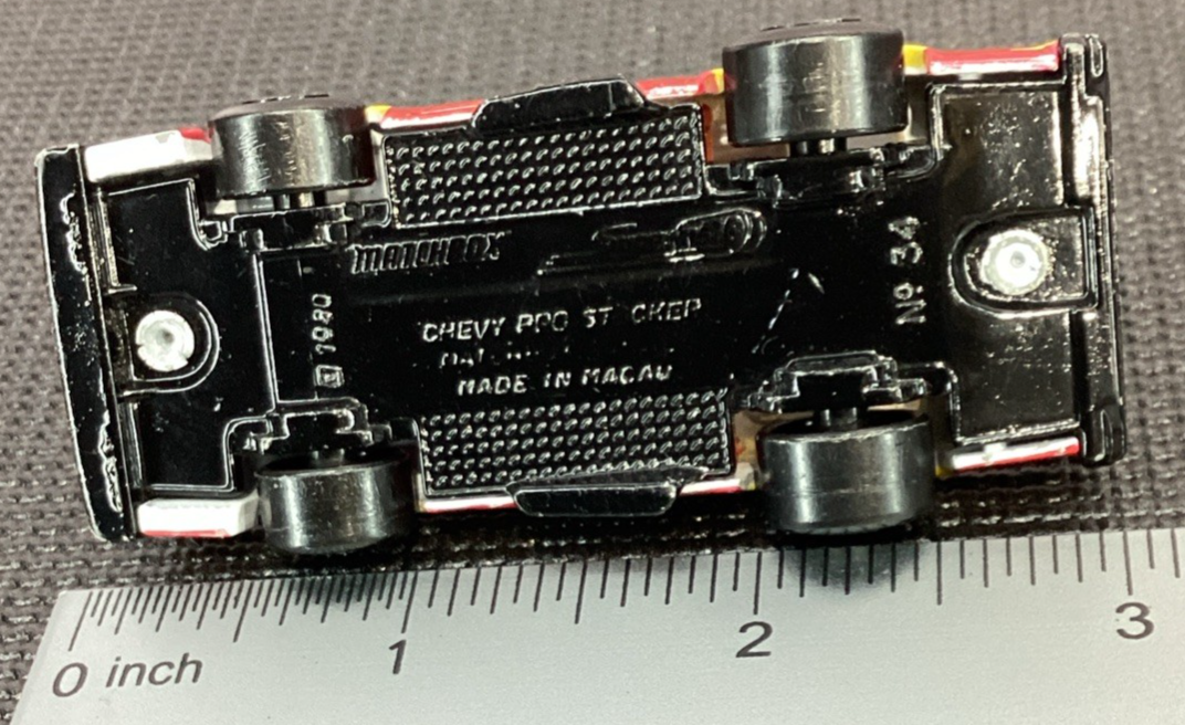 1980 Matchbox Chevy Pro Stocker Pepsi Challenger Stock Car #14