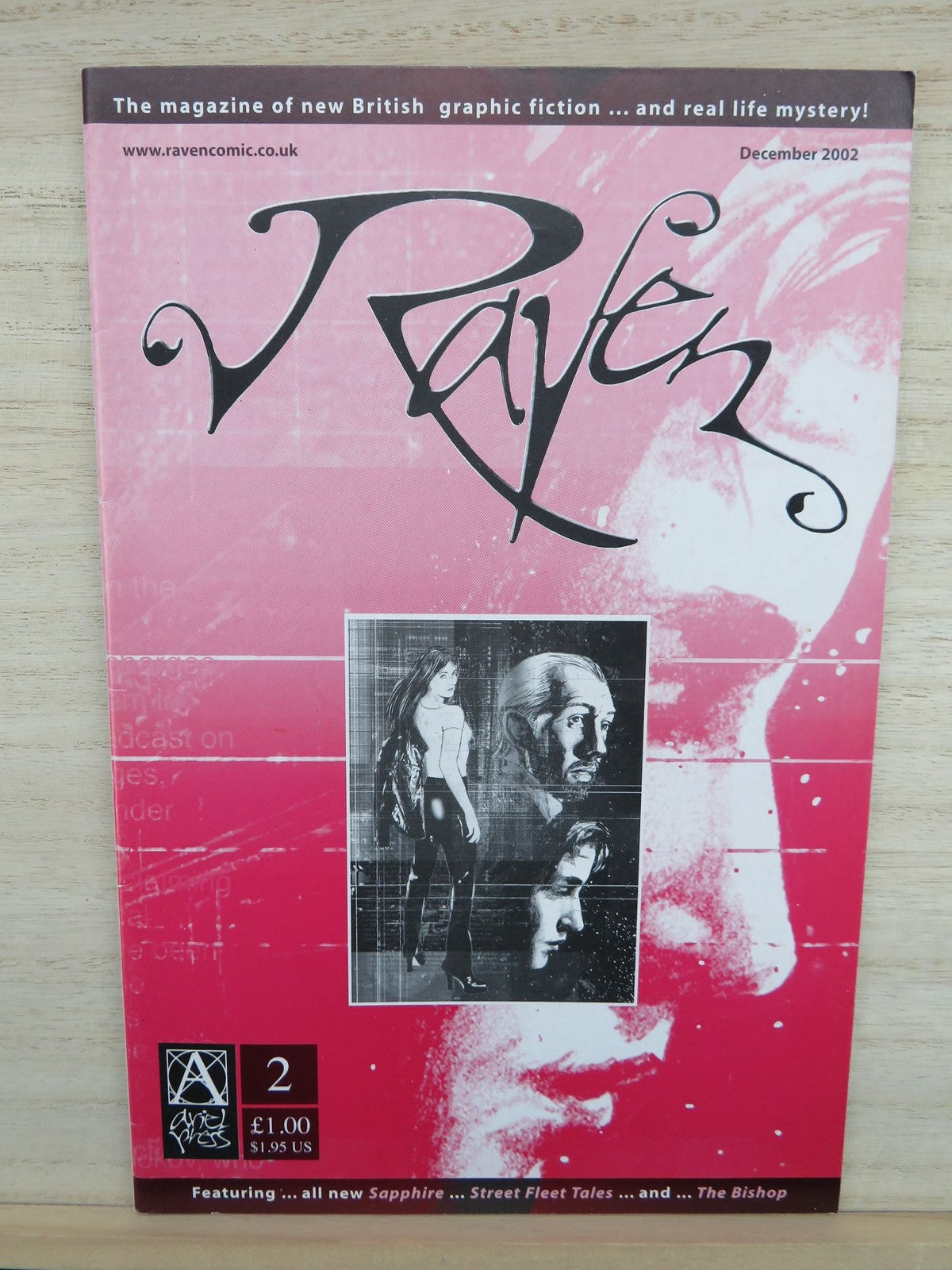 Raven #2 December 2002 - Ariel Press Comic
