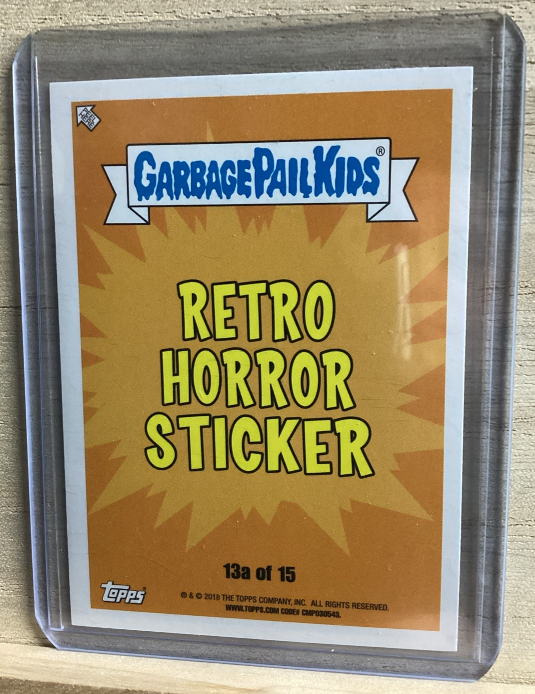2018 Topps Garbage Pail Kids - Leather Chase - Green